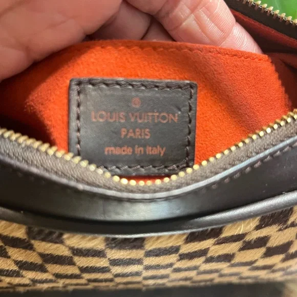 Louis Vuitton Brown and Tan Checkered Shoulder Bag - Picture 13 of 14